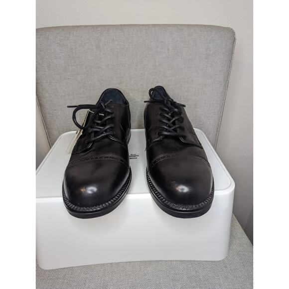 Nunn Bush Black Leather Lace Up Dress Shoes - Picture 6 of 8